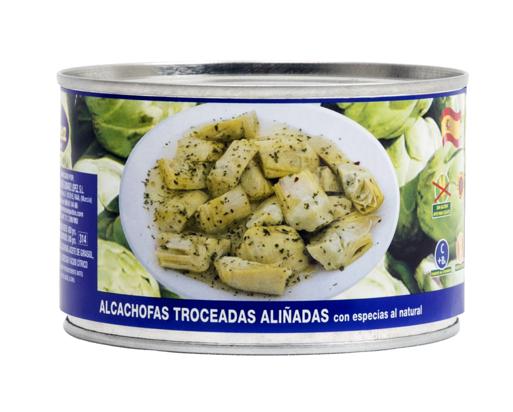 Canned artichoke seasoned or marinated Conservas La Orquidea