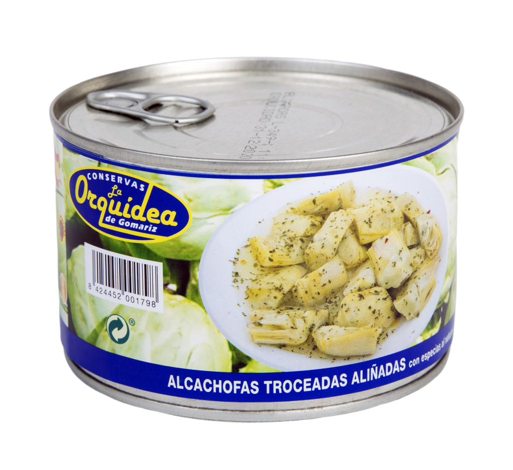 Canned artichoke seasoned or marinated Conservas La Orquidea